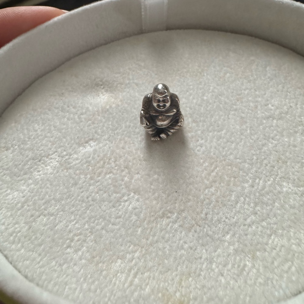 Silver Buddha Pandora Charm